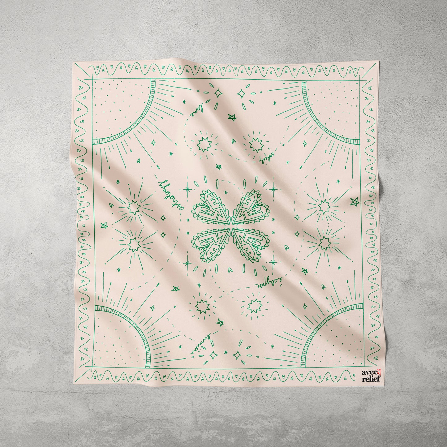 Foulard 67 100% Soie - Astrology