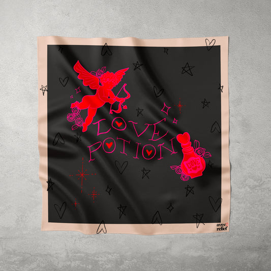 Foulard 67 100% Soie - Cupidon